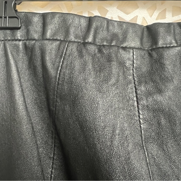 Aqua Luxe Genuine Leather Leggings size M - Picture 7 of 8